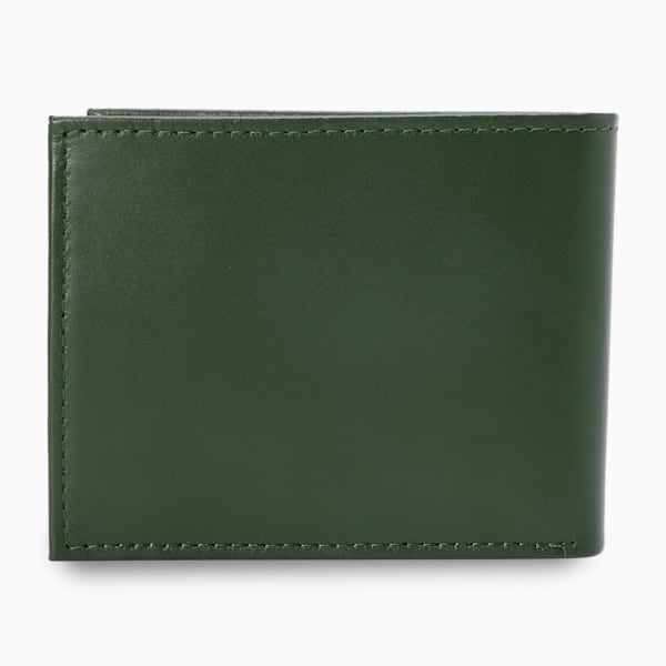 Cat Logo Leather Wallet, Teal Green, extralarge-IND