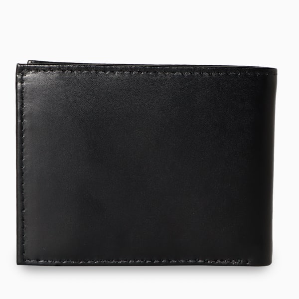 Metal World Logo Wallet, PUMA Black-Desert Tan, extralarge-IND