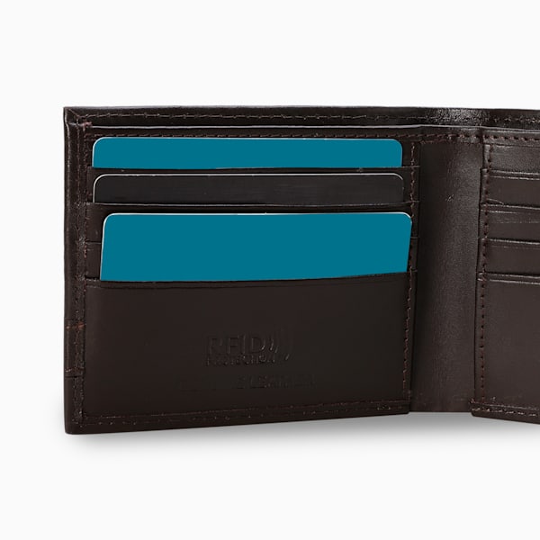 Metal Wallet, Chocolate, extralarge-IND