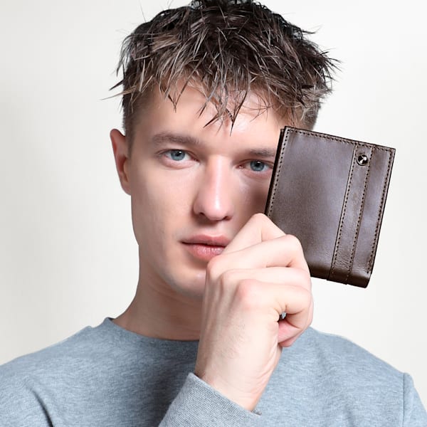 PUMA Metal Unisex Wallet, Chocolate, extralarge-IND