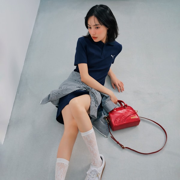 ウィメンズ PUMA x LILY BROWN ミニ グリップバッグ 2L, Dark Crimson, extralarge-JPN