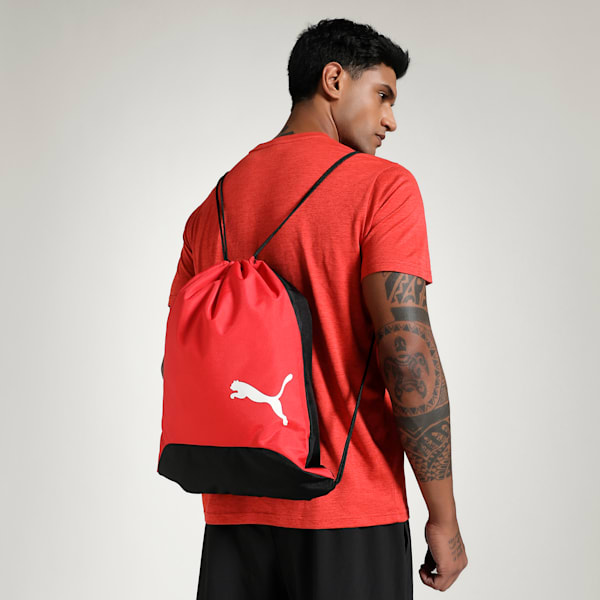 team GOAL Gym Sack, PUMA Red-PUMA Black, extralarge-IND
