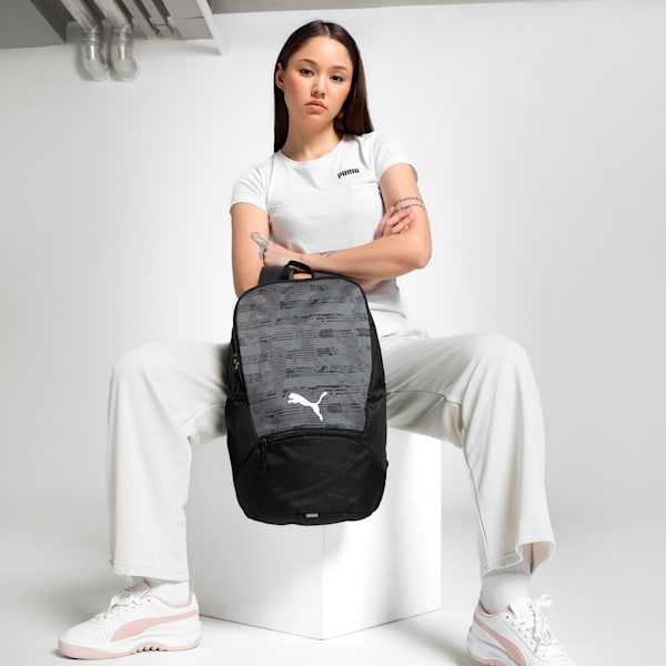 IndividualRISE Backpack, PUMA Black-Asphalt, extralarge-IND