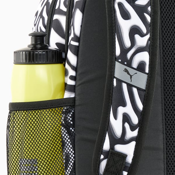 ACADEMY Printed Backpack, PUMA Black-Grafiti AOP, extralarge-IND