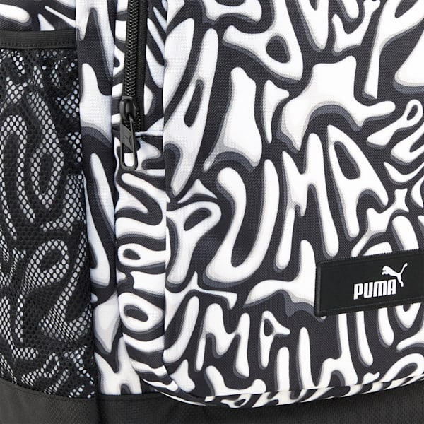 ACADEMY Printed Backpack, PUMA Black-Grafiti AOP, extralarge-IND