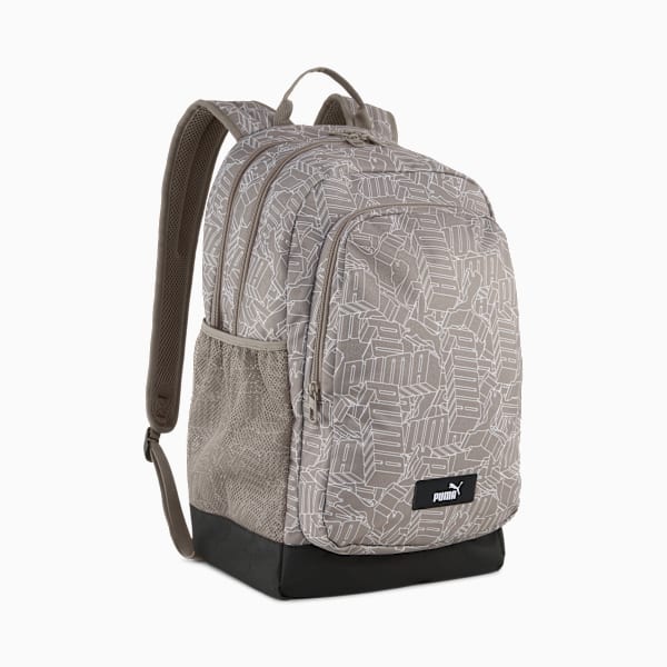 ACADEMY Printed Backpack, Totally Taupe-Logo Lab AOP, extralarge-IND