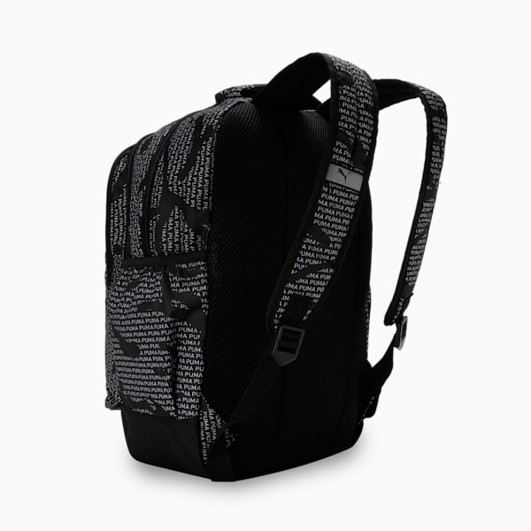 ACADEMY Printed Backpack, PUMA Black-Logo Lab AOP, extralarge-IND