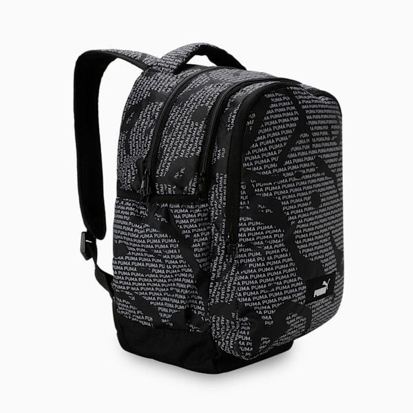 ACADEMY Printed Backpack, PUMA Black-Logo Lab AOP, extralarge-IND