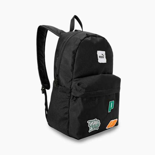 PUMA PHASE PATCH Unisex Backpack, PUMA Black, extralarge-IND