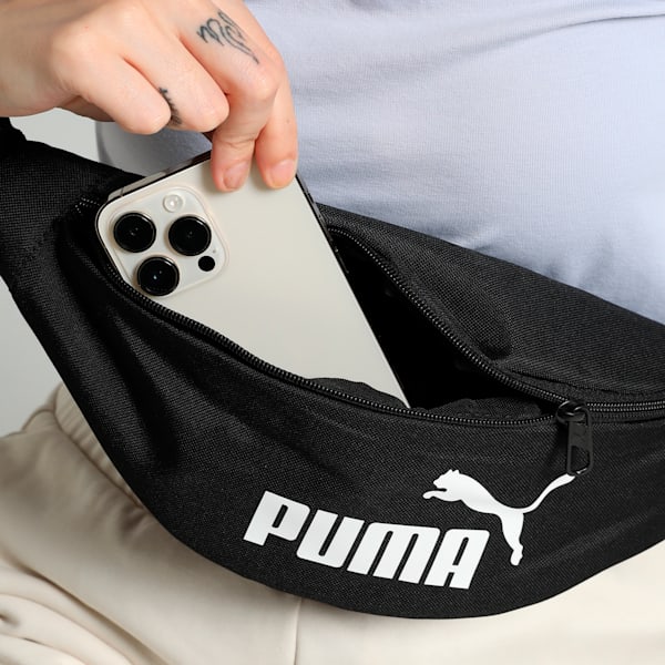PHASE Waist Bag, PUMA Black, extralarge-IND