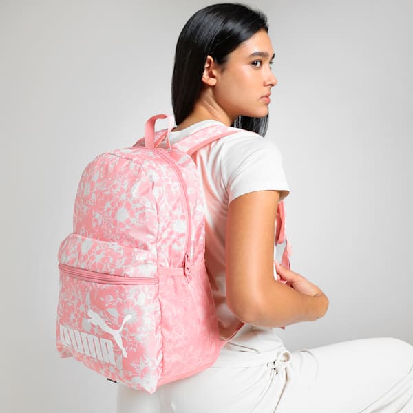 PHASE All Over Print Backpack, Pink Fruit-Floral AOP, extralarge-IND
