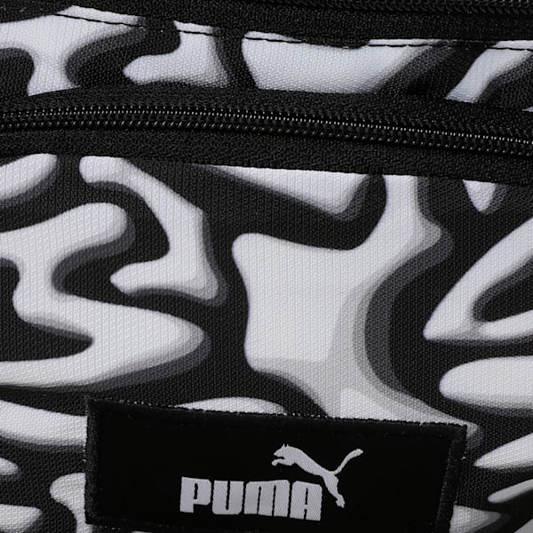 ACADEMY Printed Waist Bag, PUMA Black-Grafiti AOP, extralarge-IND