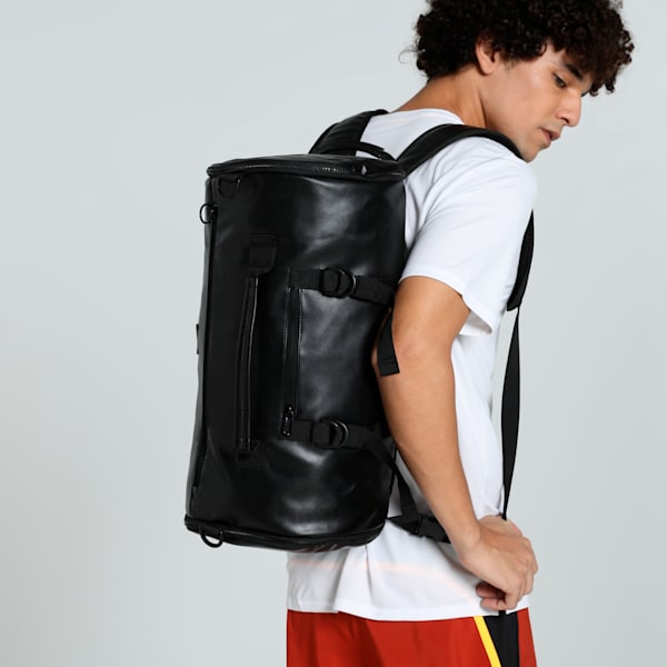 PUMA Convertible Unisex Gym Bag, PUMA Black, extralarge-IND