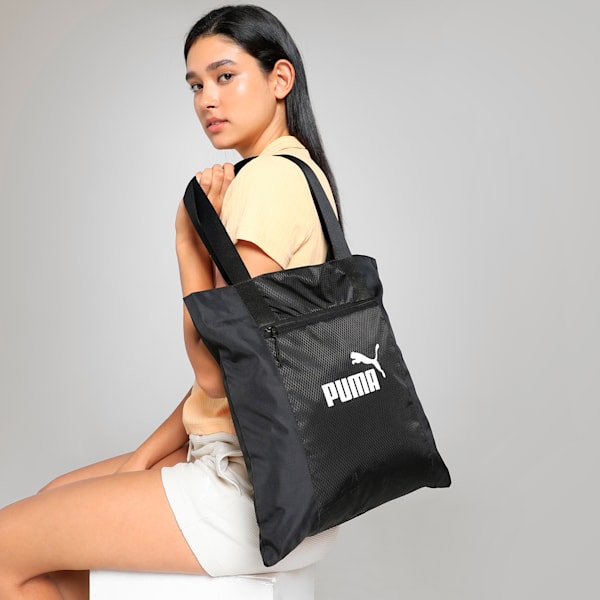 BASE Women's Tote Bag, PUMA Black, extralarge-IND