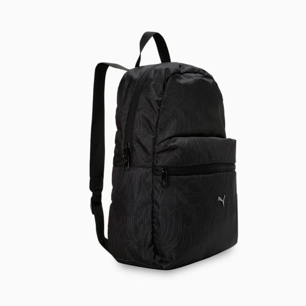 Pop Women's Small Backpack, PUMA Black-Graffiti AOP, extralarge-IND
