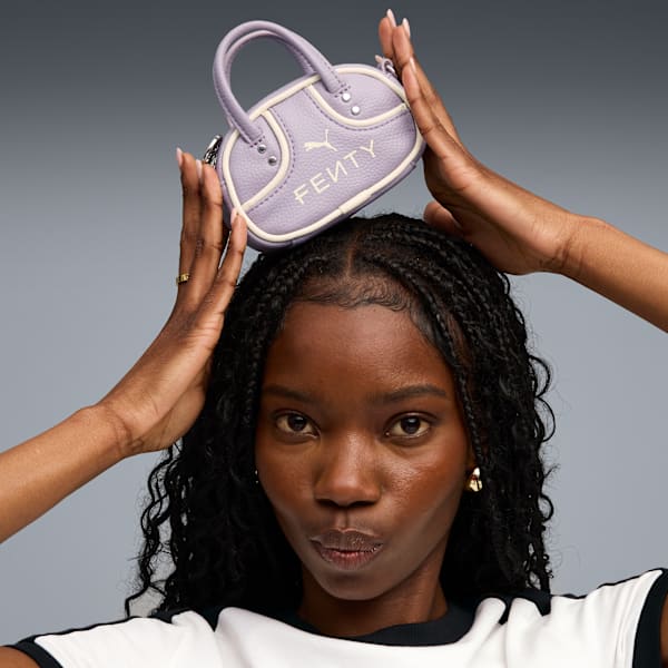 PUMA X FENTY Pocket Grip Bag, Pale Plum-Alpine Snow, extralarge