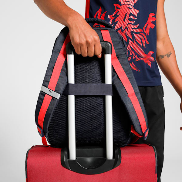 PUMA x Royal Challengers Bangalore Unisex Backpack, For All Time Red-PUMA Navy, extralarge-IND