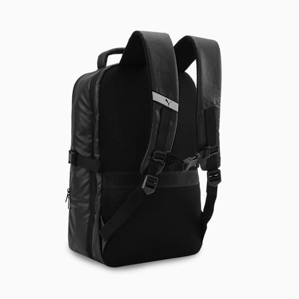 PUMA Travel V1 Spacious Expandable Backpack, PUMA Black, extralarge-IND