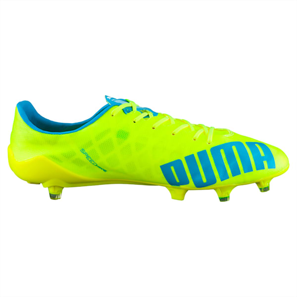 evoSPEED SL FG Football Boots, yellow-blue-white, extralarge-IND