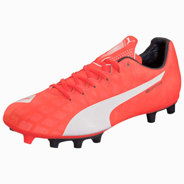evoSPEED 5.4 FG Football Boots, lava blast-white-total eclipse, extralarge-IND