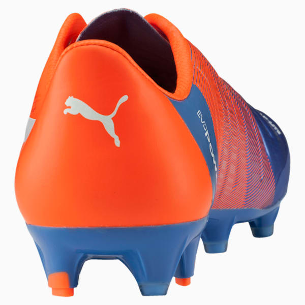 evoPOWER 1.3 FG Football Boots, Blue Yonder-Puma White-Shocking Orange, extralarge-IND
