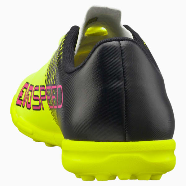 evoSPEED 5.5 TT Kids' Football Boots, pink glo-safety yellow-black, extralarge-IND