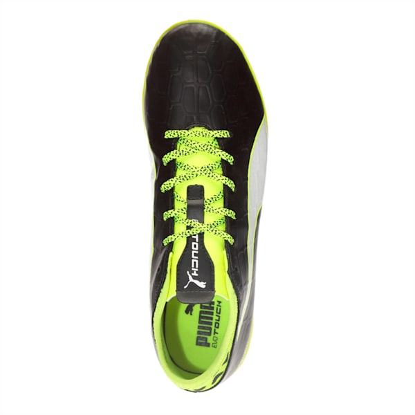 evoTOUCH 3 TT Men's Football Boots, black-white-safety yellow, extralarge-IND