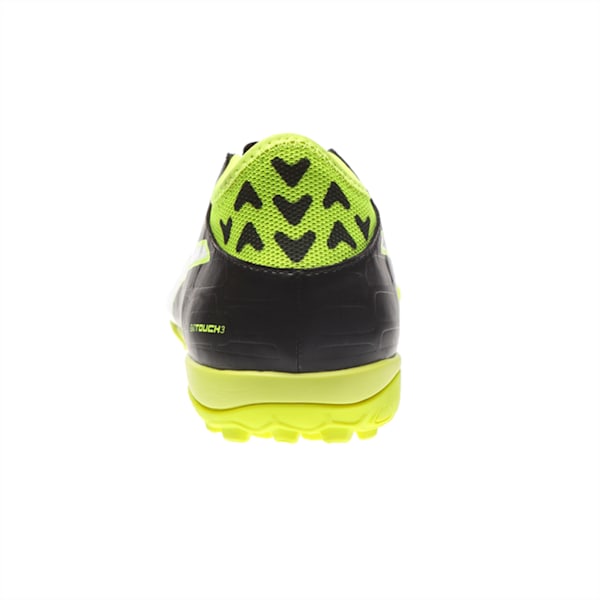 evoTOUCH 3 TT Men's Football Boots, black-white-safety yellow, extralarge-IND