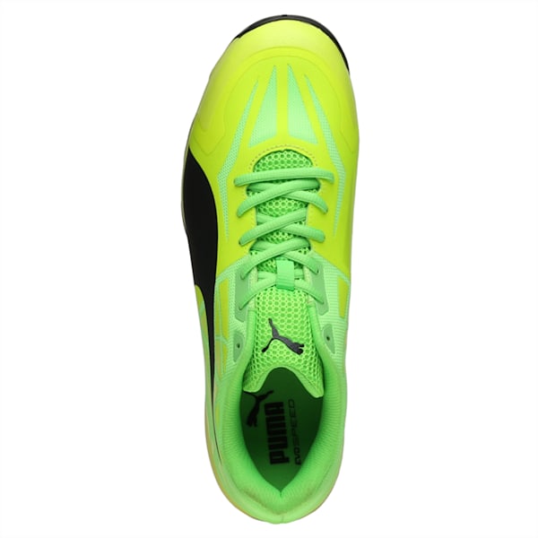 evoSPEED Spike 1.5  Cricket Boots, Safety Yellow-Puma Black-Green Gecko, extralarge-IND