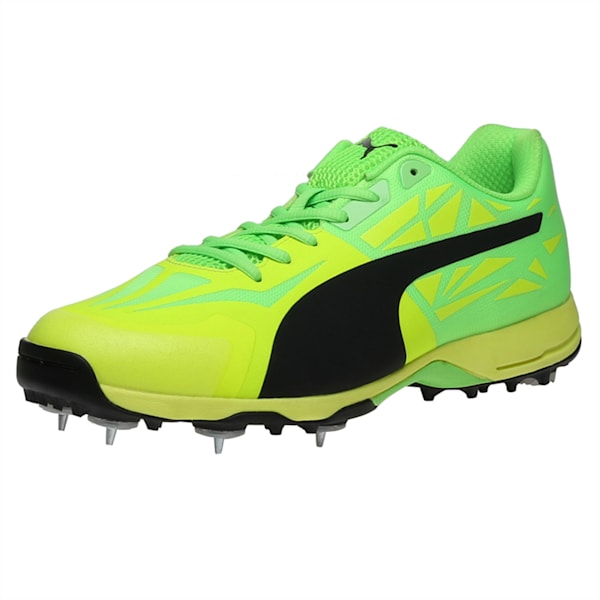 evoSPEED Spike 1.5  Cricket Boots, Safety Yellow-Puma Black-Green Gecko, extralarge-IND