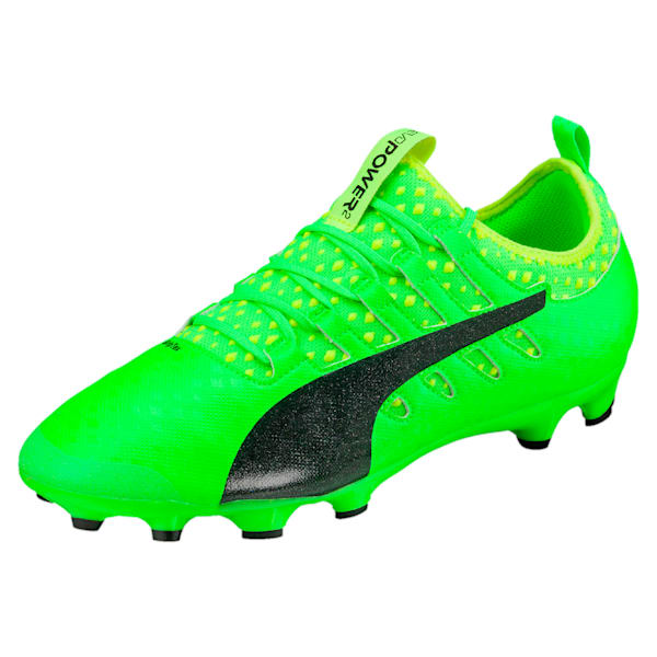 エヴォパワー VIGOR 2 HG, Green Gecko-Puma Black-Safety Yellow, extralarge-JPN