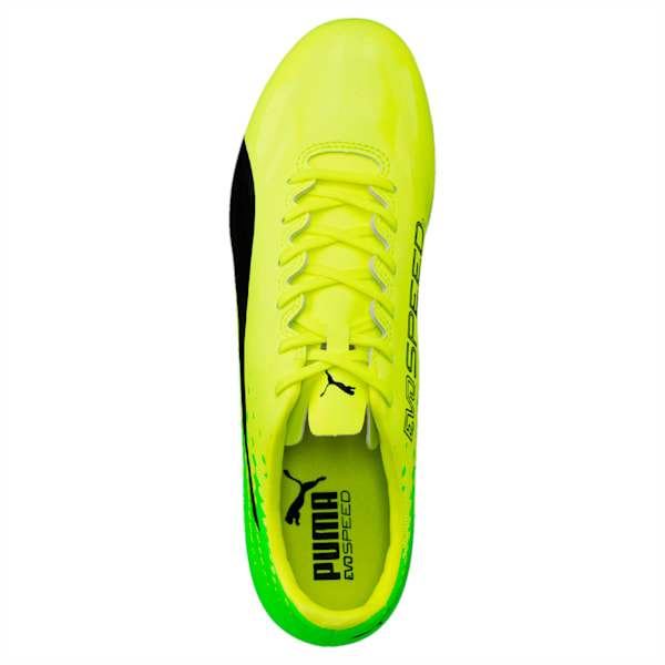 evoSPEED 17.2 FG Men’s Football Boots, yellow-black-green, extralarge-IND
