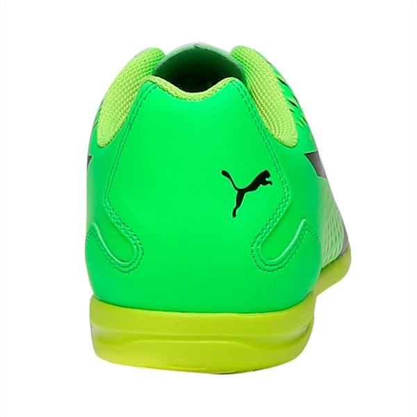 Adreno III IT Men's Indoor Court Shoes, Green Gecko-Puma Black-Safety Yellow, extralarge-IND