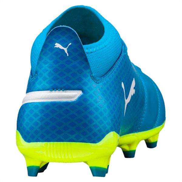 ONE 17.3 FG Men's Football Boots, Blue-White-Yellow, extralarge-IND