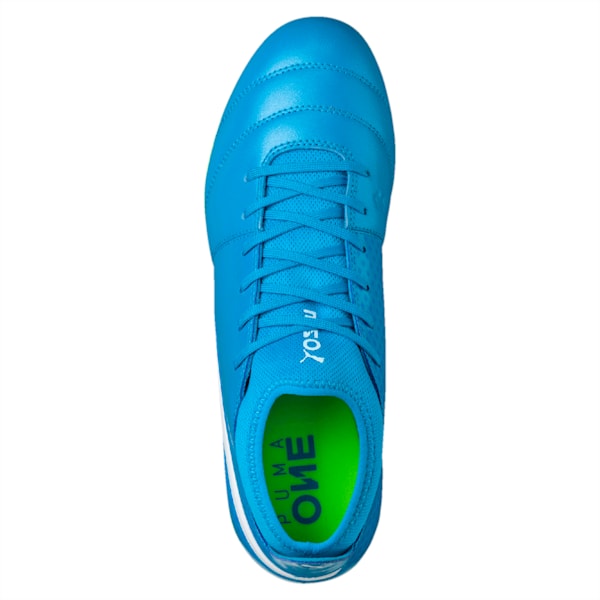 ONE 17.3 FG Men's Football Boots, Blue-White-Yellow, extralarge-IND