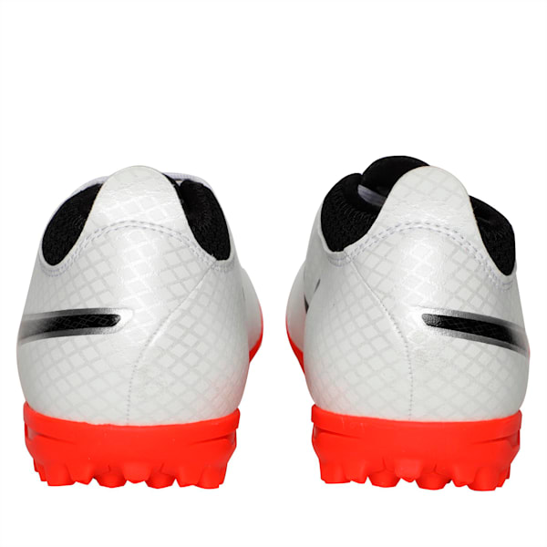 ONE 17.4 TT Kids' Football Boots, White-Black-Coral, extralarge-IND