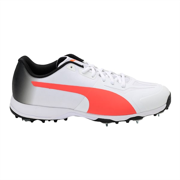 evoSPEED 360.1 Cricket Spike, White-Coral-Black, extralarge-IND