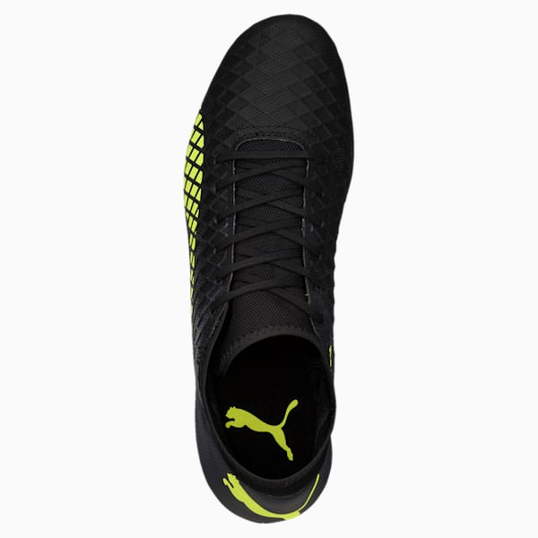 FUTURE 18.4 FG/AG Men's Football Boots, Puma Black-Fizzy Yellow-Asphalt, extralarge-IND