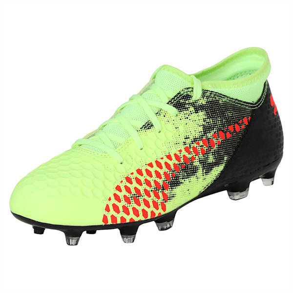 FUTURE 18.4 FG/AG Jr Football Boots, Yellow-Red-Black, extralarge-IND