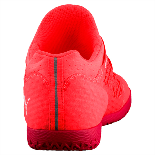 365 NETFIT CT Men's Court Football Boots, Coral-White-Toreador, extralarge-IND