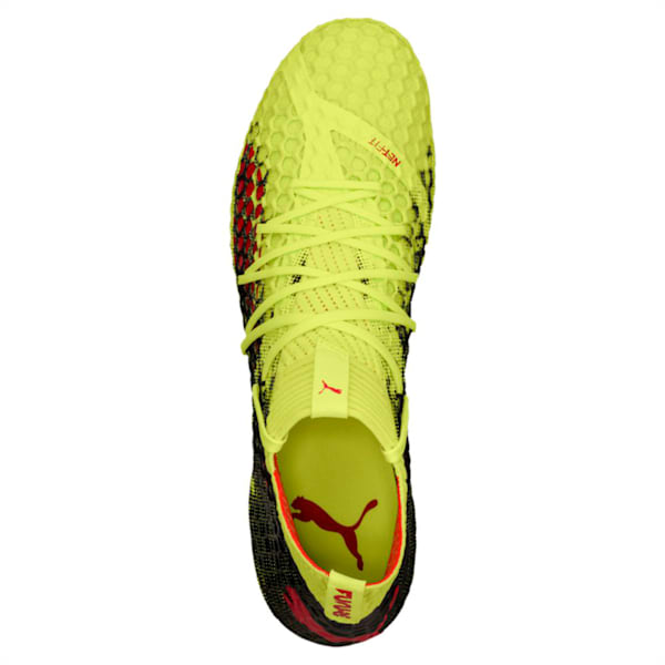 FUTURE 18.1 NETFIT FG/AG Men's Football Boots, Yellow-Red-Black, extralarge-IND