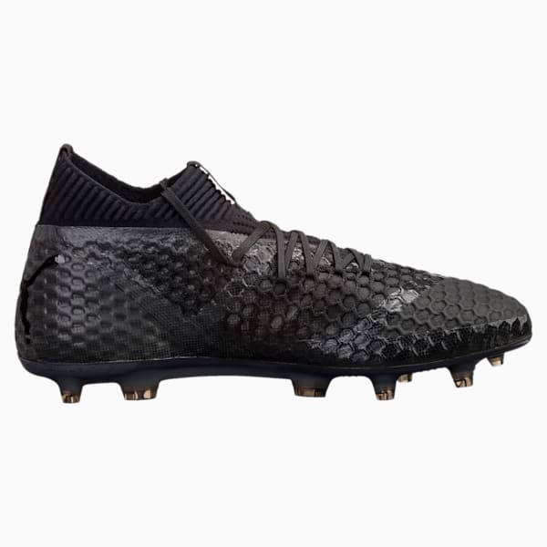 FUTURE 18.1 NETFIT FG/AG Men's Soccer Cleats, Puma Black-Puma Black-Puma Black, extralarge