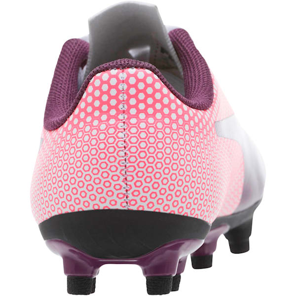Spirit FG Soccer Cleats JR, White-Purple-Pink, extralarge