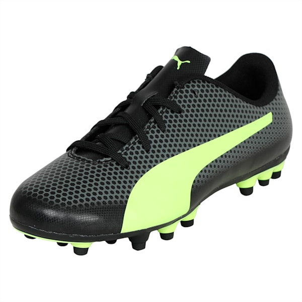 PUMA Spirit AG Jr, Black-Yellow-Gray, extralarge-IND