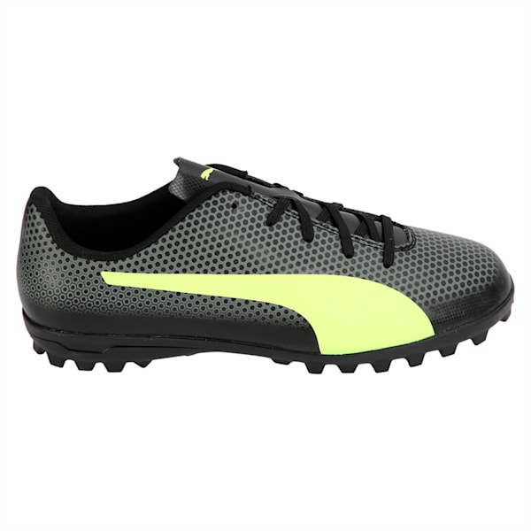 PUMA Spirit IT Jr Shoes, Black-Yellow-Gray, extralarge-IND