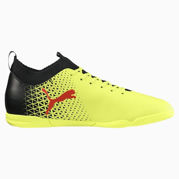 evoKNIT IT Men's Football Shoes, Yellow-Red-Black, extralarge-IND