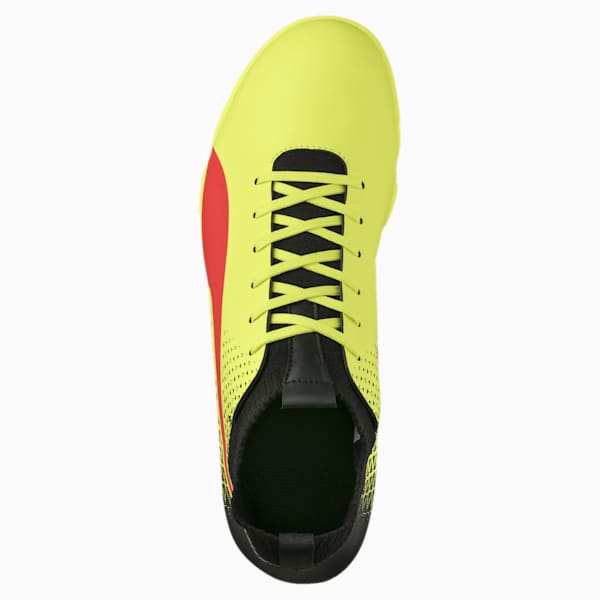 evoKNIT IT Men's Football Shoes, Yellow-Red-Black, extralarge-IND