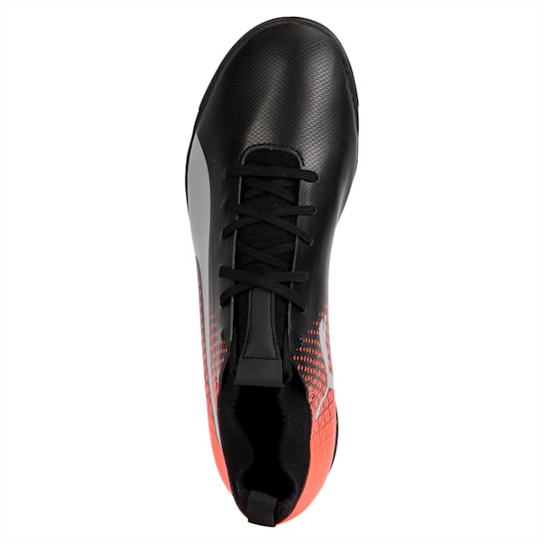 evoKNIT TT Men's Football Shoes, Puma Black-Puma Silver-Red Blast, extralarge-IND