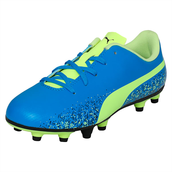 Truora FG Kids' Football Boots, Blue-Yellow-Black, extralarge-IND