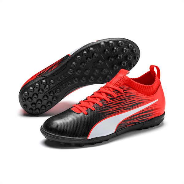 evoKNIT FTB II Men's Football Boots, Black-Puma White-Nrgy Red, extralarge-IND
